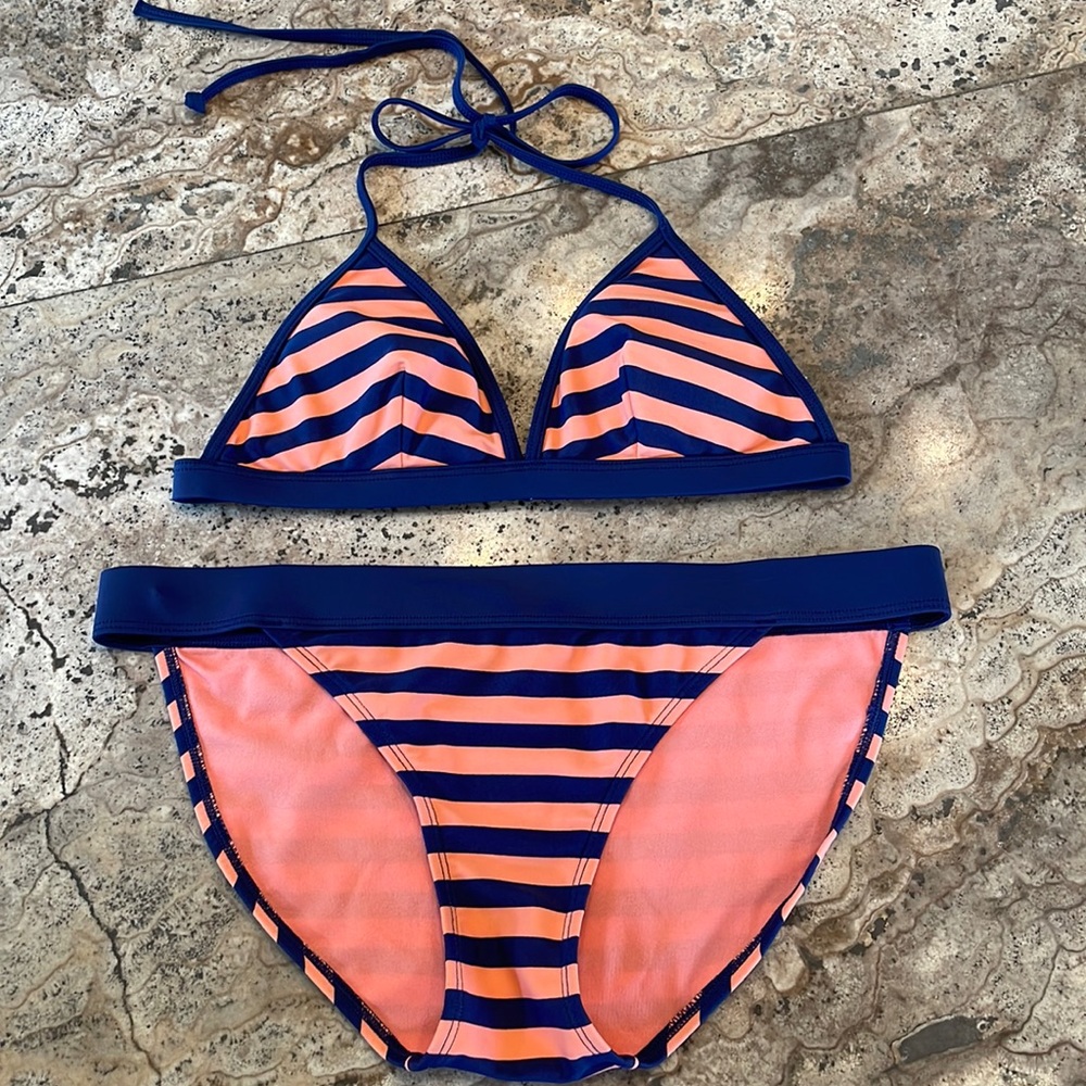 Joe Fresh 2 Piece Stripped Bikini - Size S/M